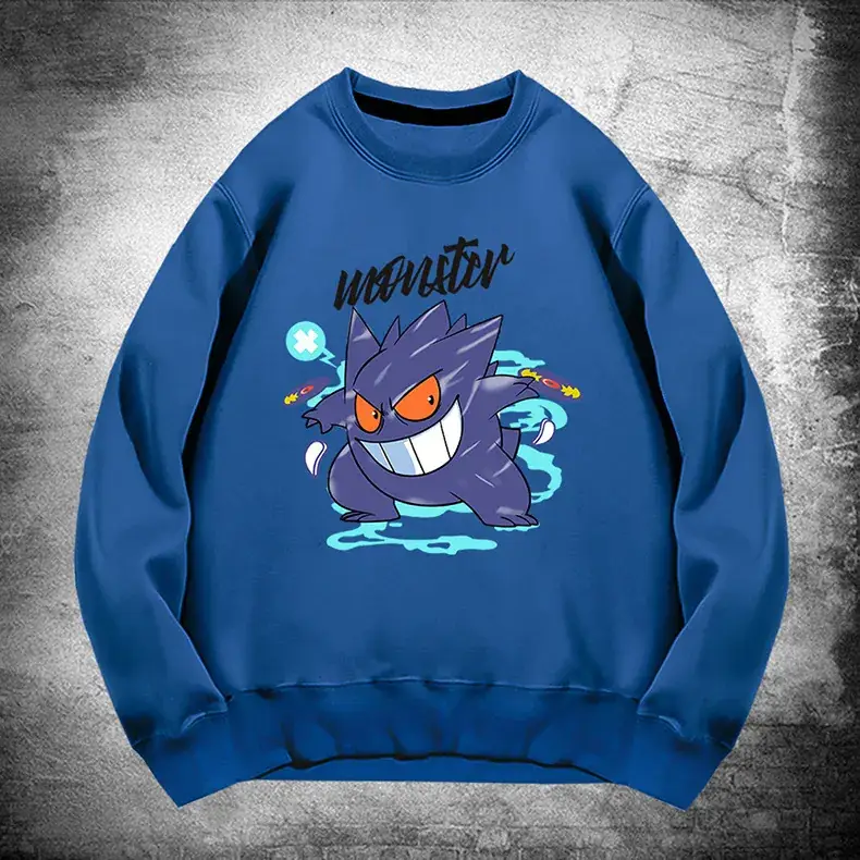 Men's Pink Unwrutter Pokemon Crewneck Sweatshirt - Image 14