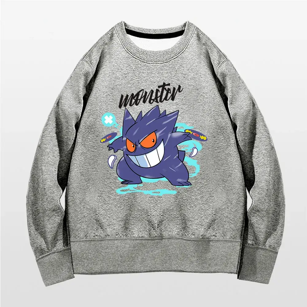 Men's Pink Unwrutter Pokemon Crewneck Sweatshirt - Image 6