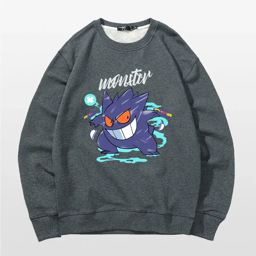 Men's Pink Unwrutter Pokemon Crewneck Sweatshirt - Image 8
