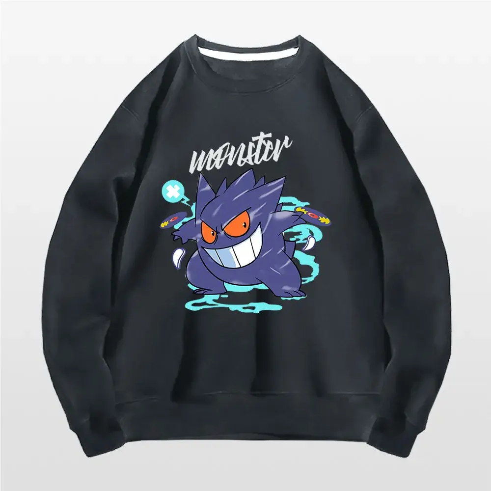Men's Pink Unwrutter Pokemon Crewneck Sweatshirt - Image 9