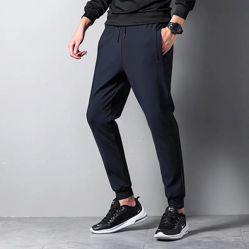 Wei Pants Men's Winter Lambskin Pants Loose Cotton Korean Fashionable Thickened Casual Pants Men's Factory Hair - Image 3