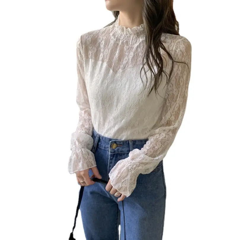 2024 Lace Velvet Top with Double Layer & Large Size - Image 9