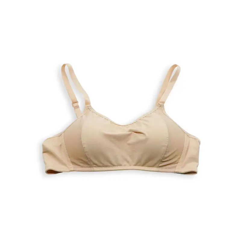 Yidaemeng 635 smooth without steel ring thin AB Cup tube top anti-light women's underwear bra breathable