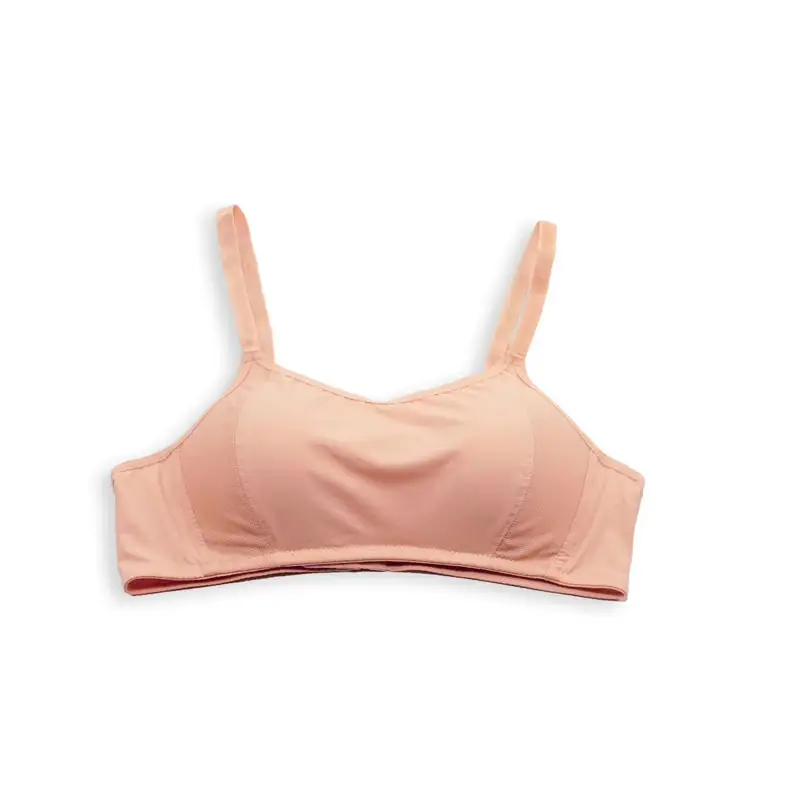 Yidaemeng 635 smooth without steel ring thin AB Cup tube top anti-light women's underwear bra breathable