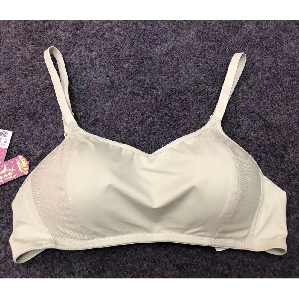 Yidaemeng 635 smooth without steel ring thin AB Cup tube top anti-light women's underwear bra breathable