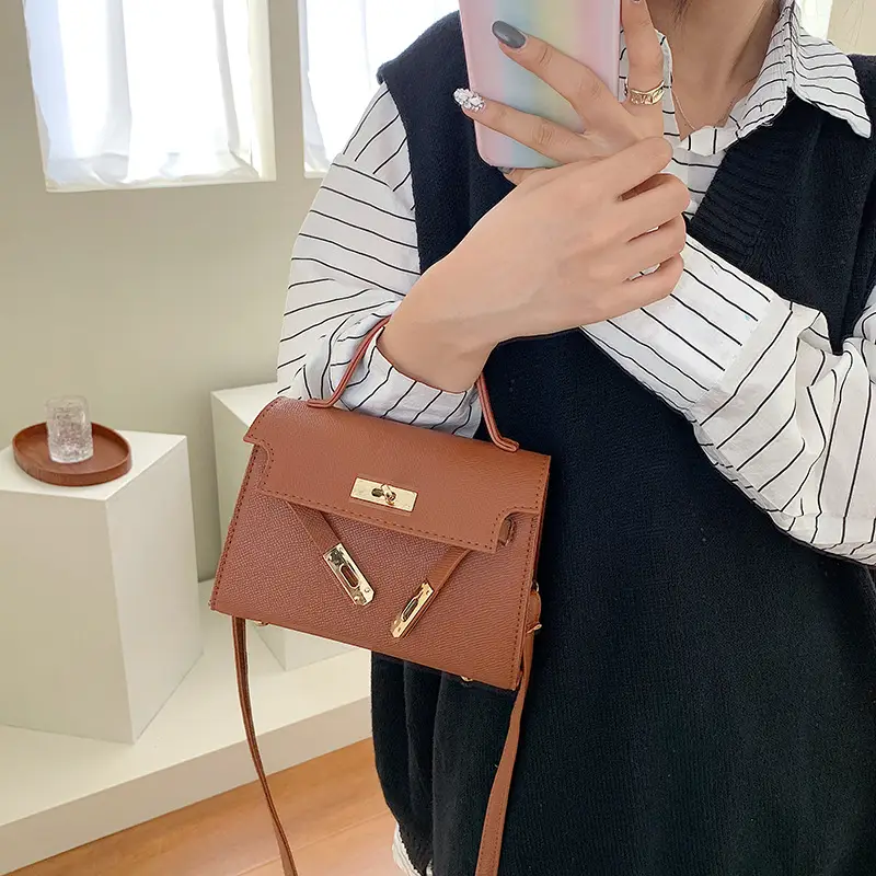 Black Korean Style Shoulder Crossbody Bag for Women - Image 7