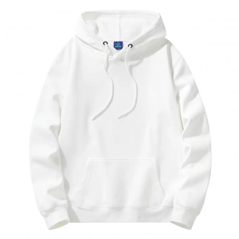 Grey Cotton Hooded Sweatshirt with Drawstring Cap - Image 27