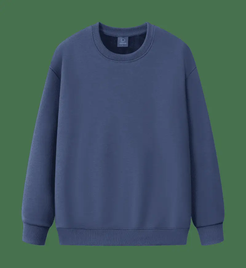 Grey Cotton Hooded Sweatshirt with Drawstring Cap - Image 16