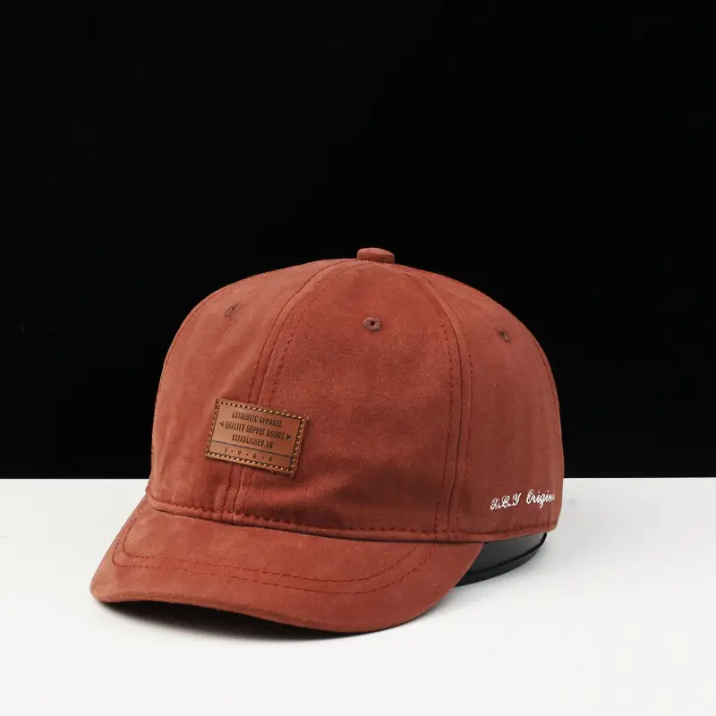 Women's Cotton Baseball Cap Beige Korean Style — feature 2