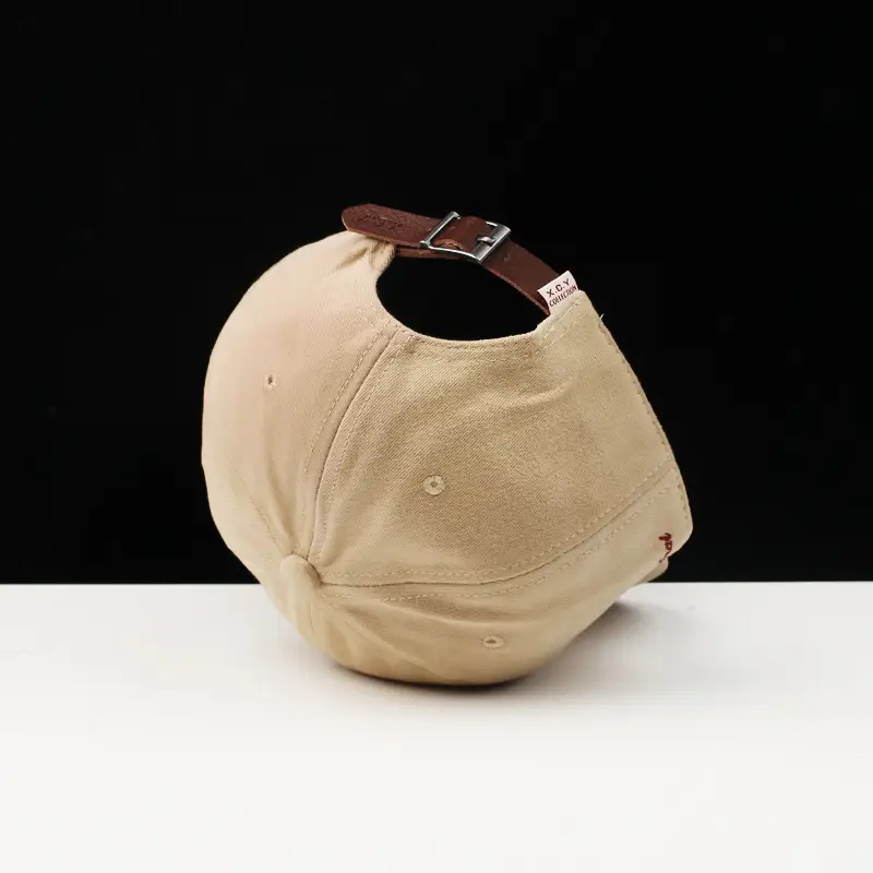 Women's Cotton Baseball Cap Beige Korean Style — feature 6