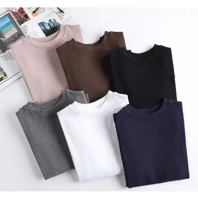 Women Brown Long Sleeve Slim Fit T-Shirt — feature 37