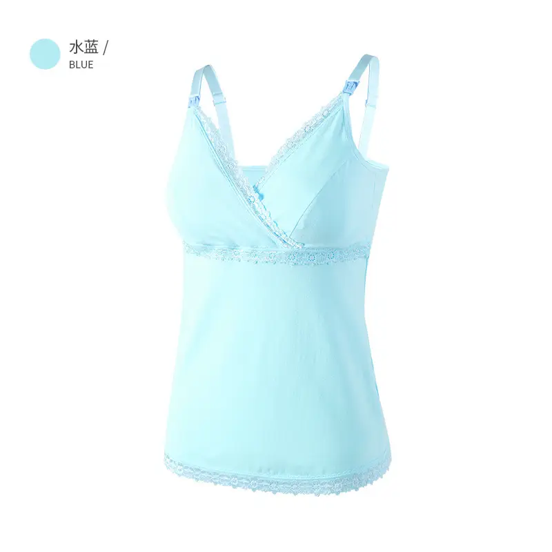 Pure Cotton Postpartum Nursing Bra Maternal Front Opening Buckle