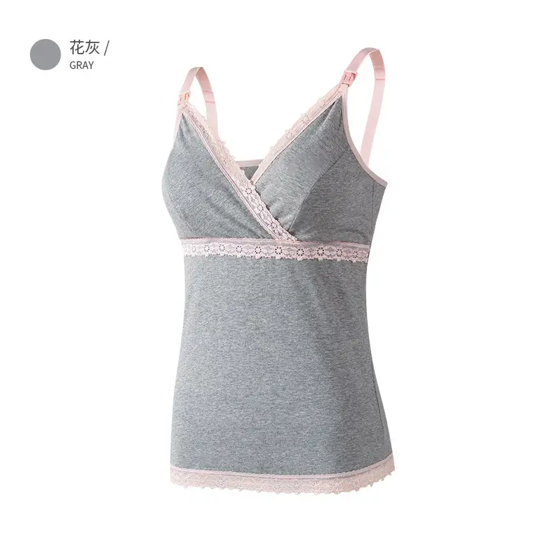 Pure Cotton Postpartum Nursing Bra Maternal Front Opening Buckle