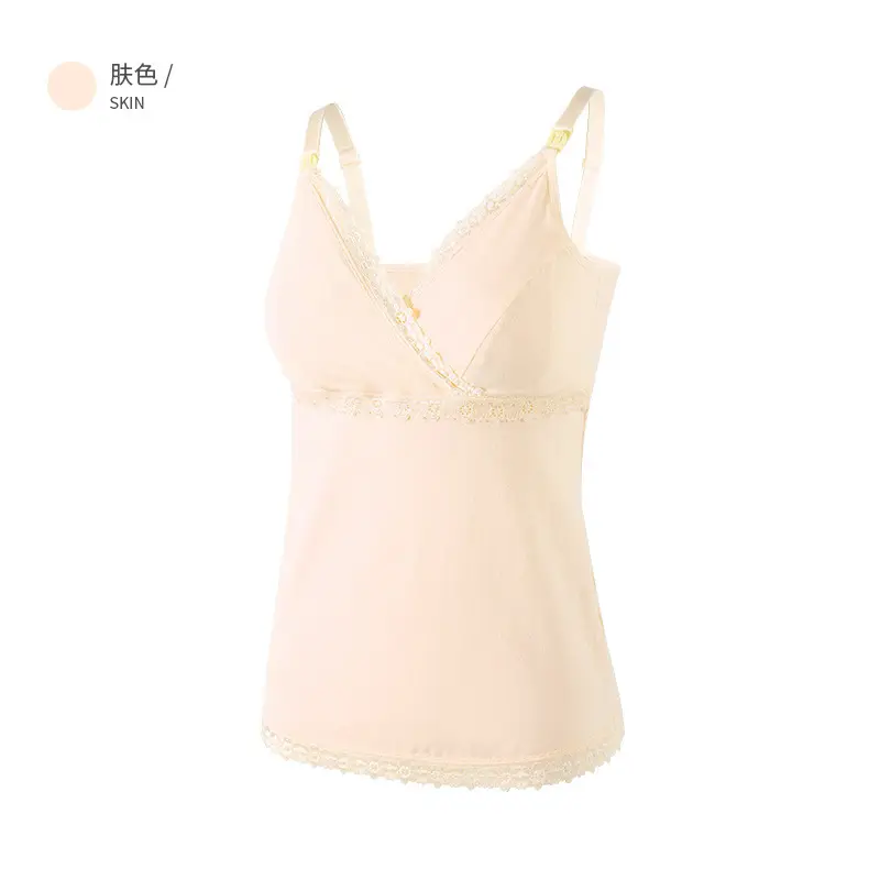 Pure Cotton Postpartum Nursing Bra Maternal Front Opening Buckle