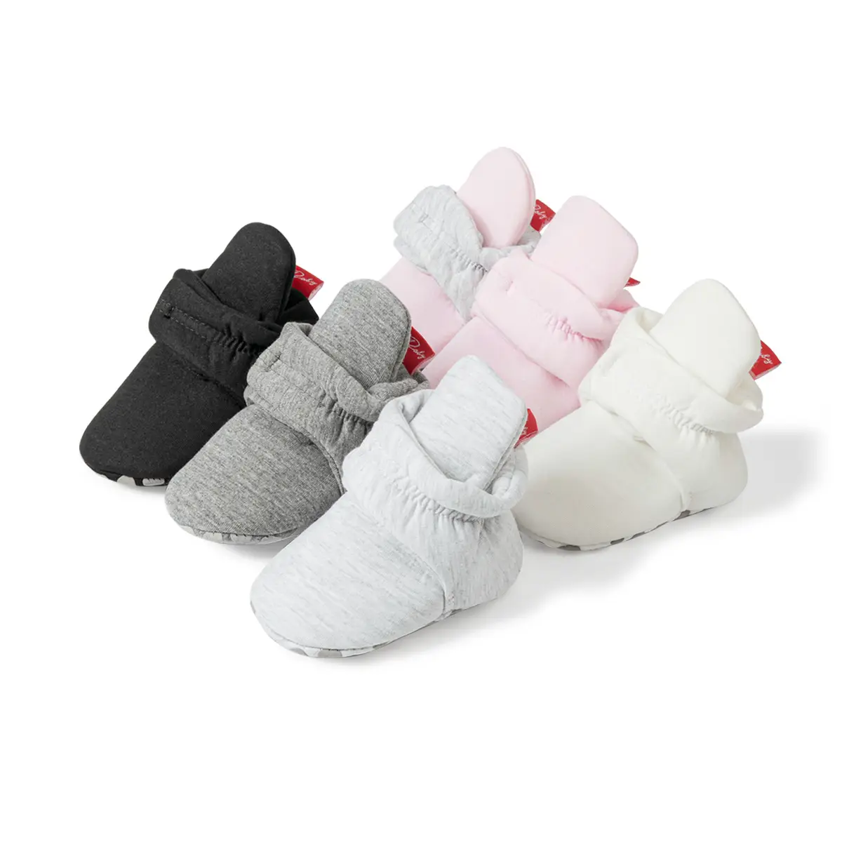 Grey Baby Shoes 0-1 Years Non-Falling Cotton