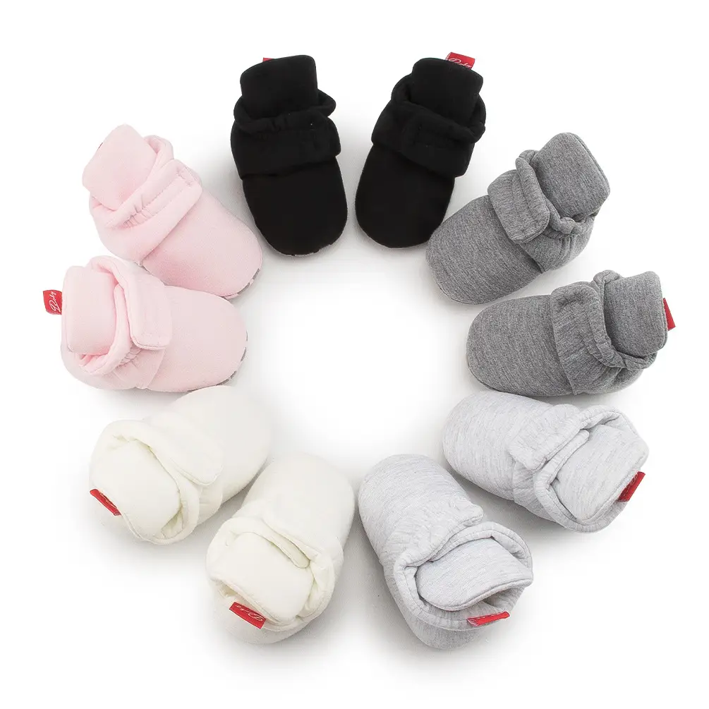 Grey Baby Shoes 0-1 Years Non-Falling Cotton