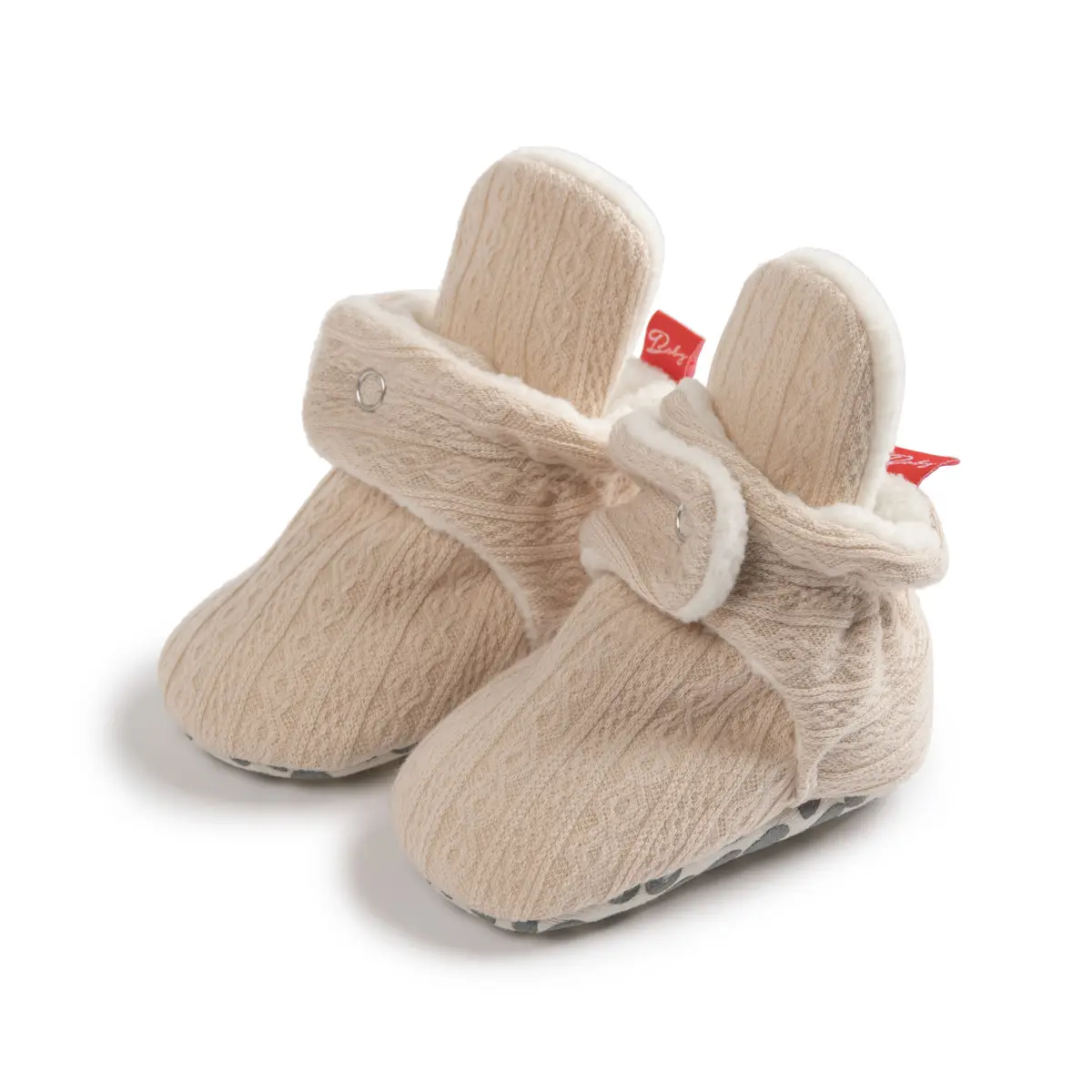 Grey Baby Shoes 0-1 Years Non-Falling Cotton