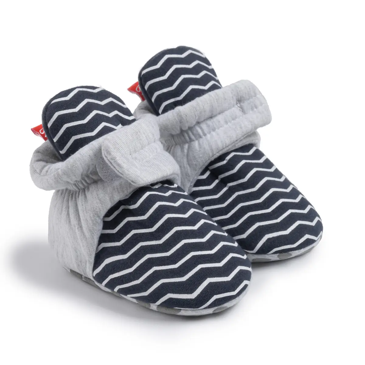 Grey Baby Shoes 0-1 Years Non-Falling Cotton