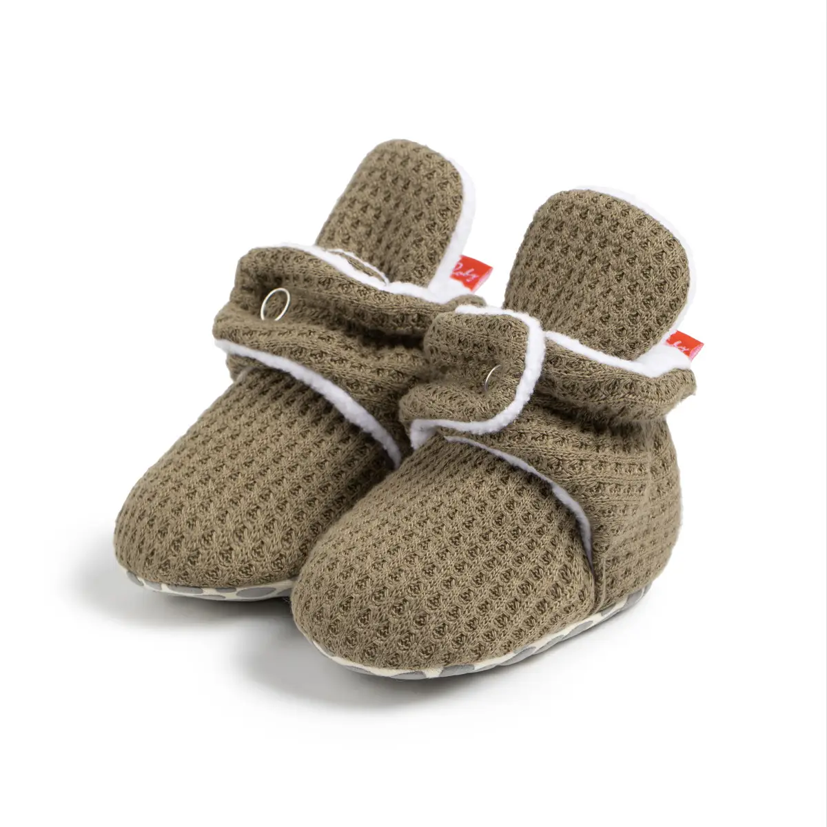 Grey Baby Shoes 0-1 Years Non-Falling Cotton