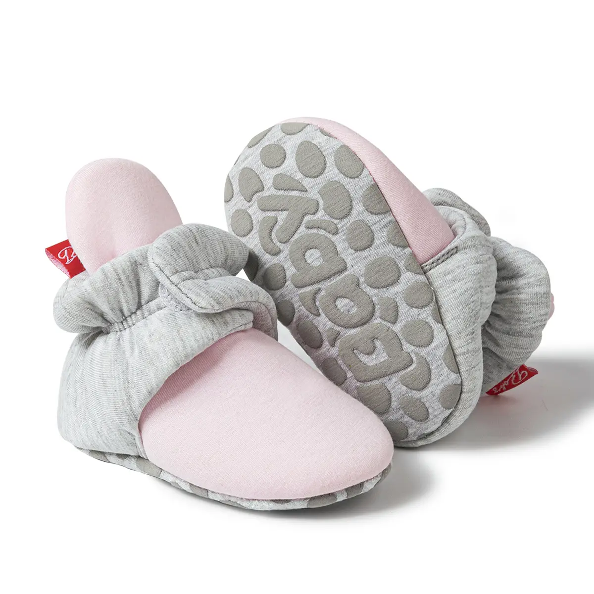Grey Baby Shoes 0-1 Years Non-Falling Cotton