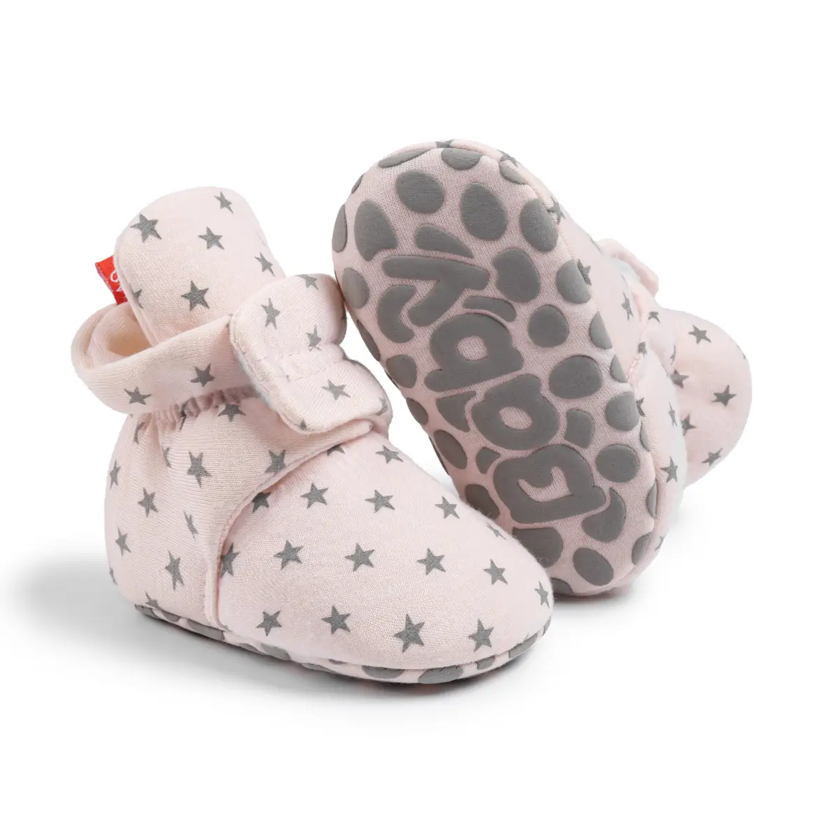Grey Baby Shoes 0-1 Years Non-Falling Cotton