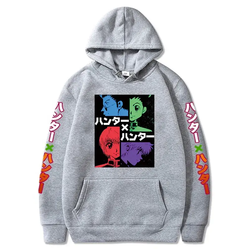 White Cartoon Hoodie for Men with Anime Design - Image 7