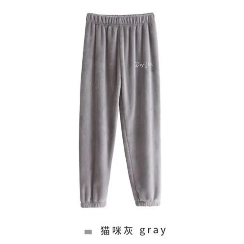 Women Winter Warm Coral Fleece Casual Pants - Image 3