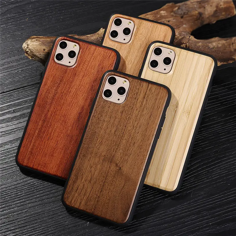 Wooden iPhone 11/14 Protection Cases Bamboo Color - Image 10