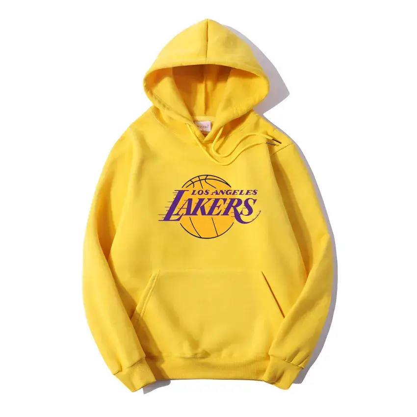 Yellow Kobe Bryant Hooded Sweatshirt for Men Women - Image 3