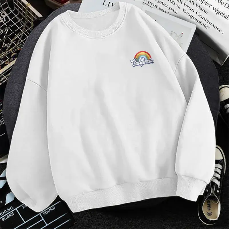 Men Fleece Lined Long Sleeve Jacket Yellow Korean Style Crewneck