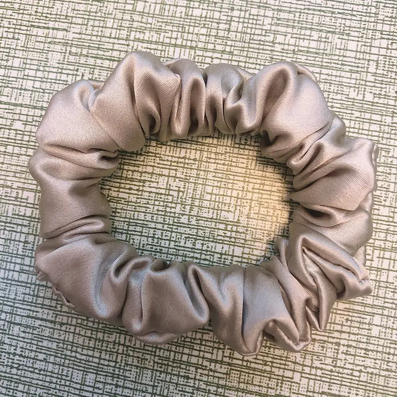 Silk Hair Scrunchie Mulberry Satin 2cm