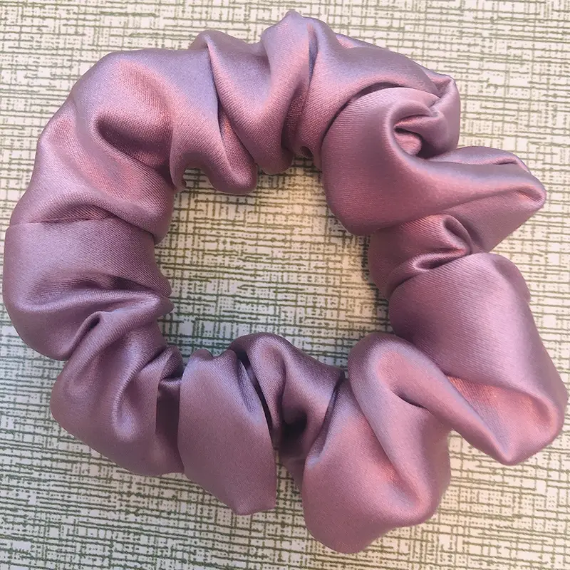 Silk Hair Scrunchie Mulberry Satin 2cm