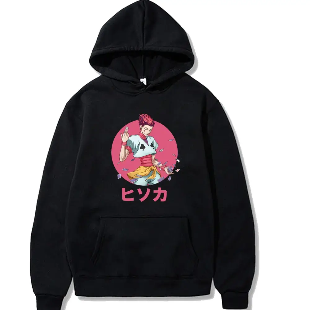 HUNTER x HUNTER Hooded Sweatshirt Yellow Manga Print - Image 8