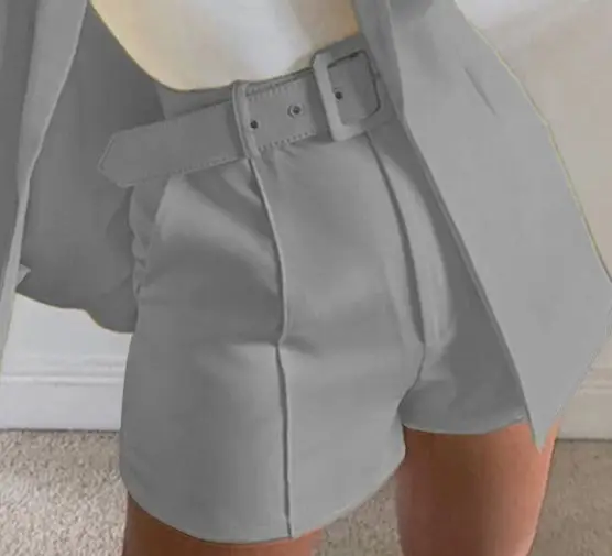 Yellow Blazer Shortset Women Crossbody Casual Suit