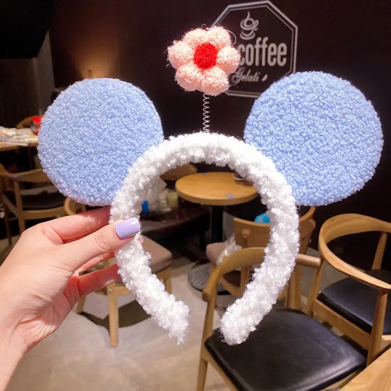 Women's Korean Style Hair Hoop with Soft Fur Trim