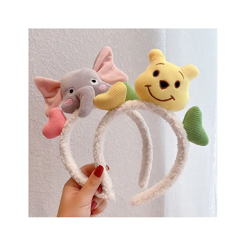 Women's Korean Style Hair Hoop with Soft Fur Trim