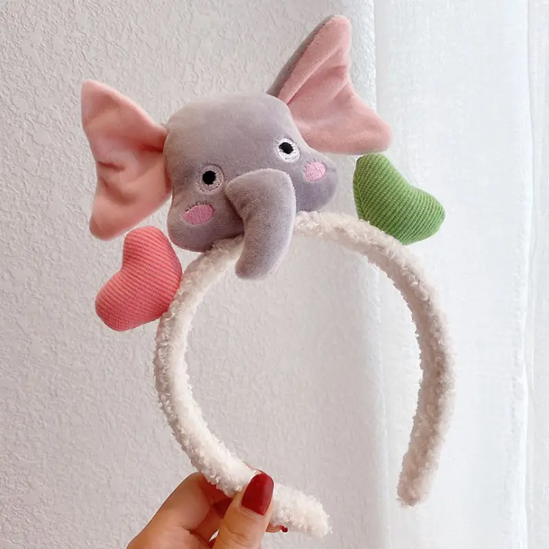 Women's Korean Style Hair Hoop with Soft Fur Trim