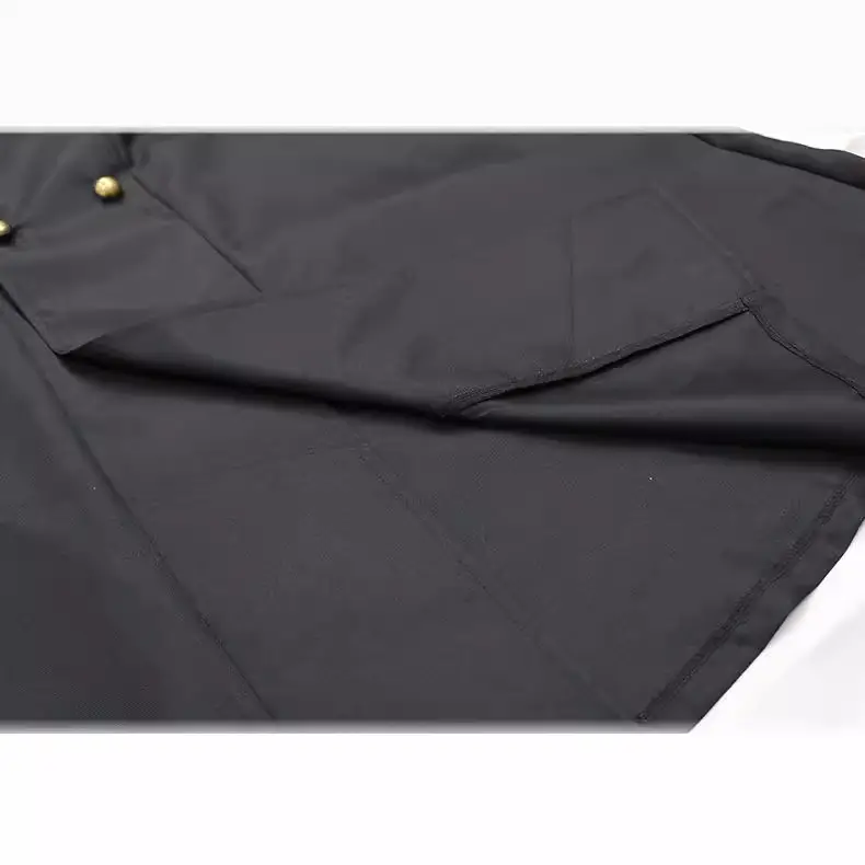 2025 Medieval Punk Black Robe Doctor Costume - Image 3