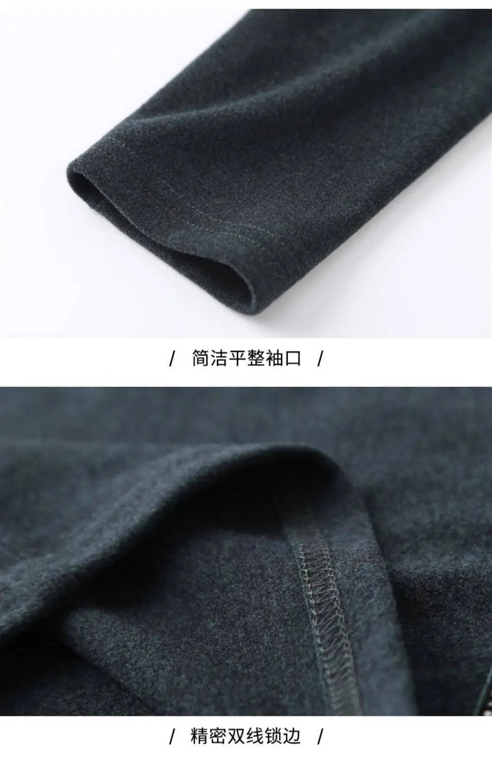 Women Velvet Fleece Shirt Brown High Collar Winter — feature 20