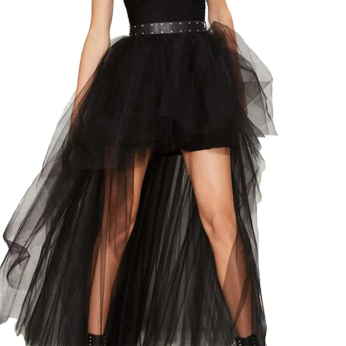 White Fluffy Tulle Skirt for Women - Image 10