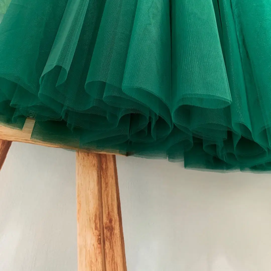 White Fluffy Tulle Skirt for Women - Image 5