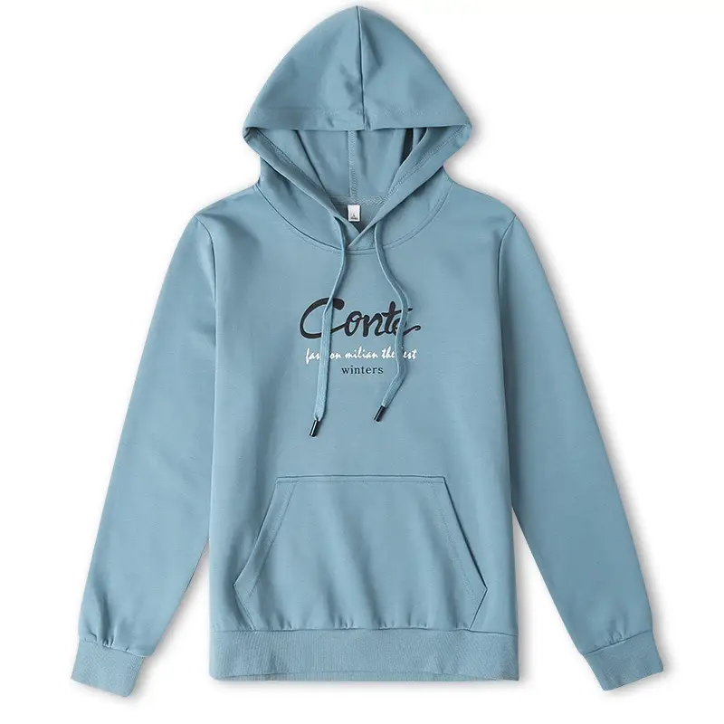 Women's Pink Hooded Sweatshirt Large Casual Spring Autumn Wear - Image 11