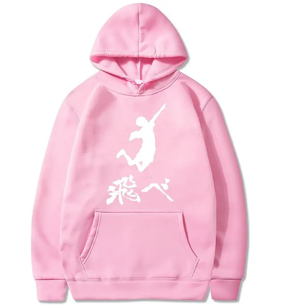 Red Anime Haikyuu Hoodie for Men - Image 6