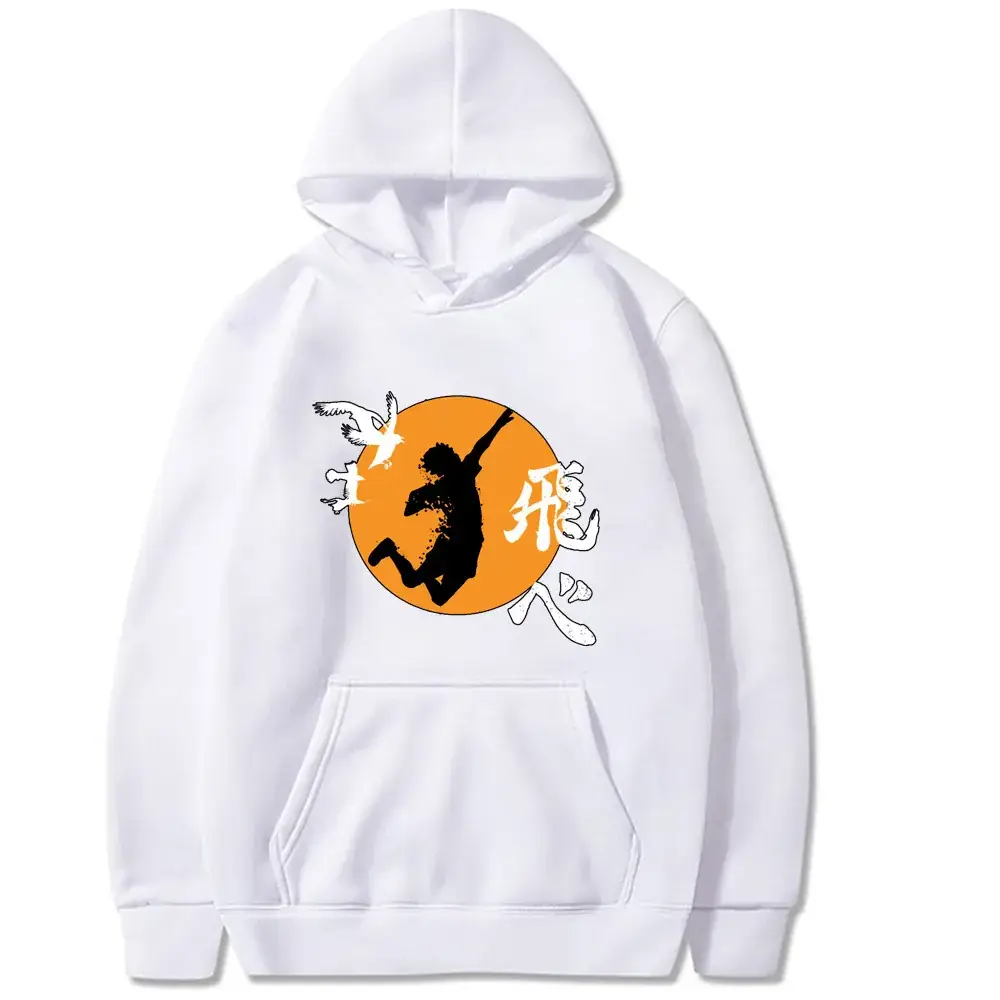Red Anime Haikyuu Hoodie for Men - Image 7