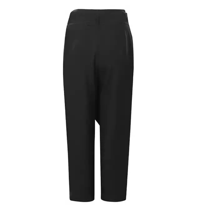 Women Asymmetrical Lace-Up Pants Green 2020 - Image 10