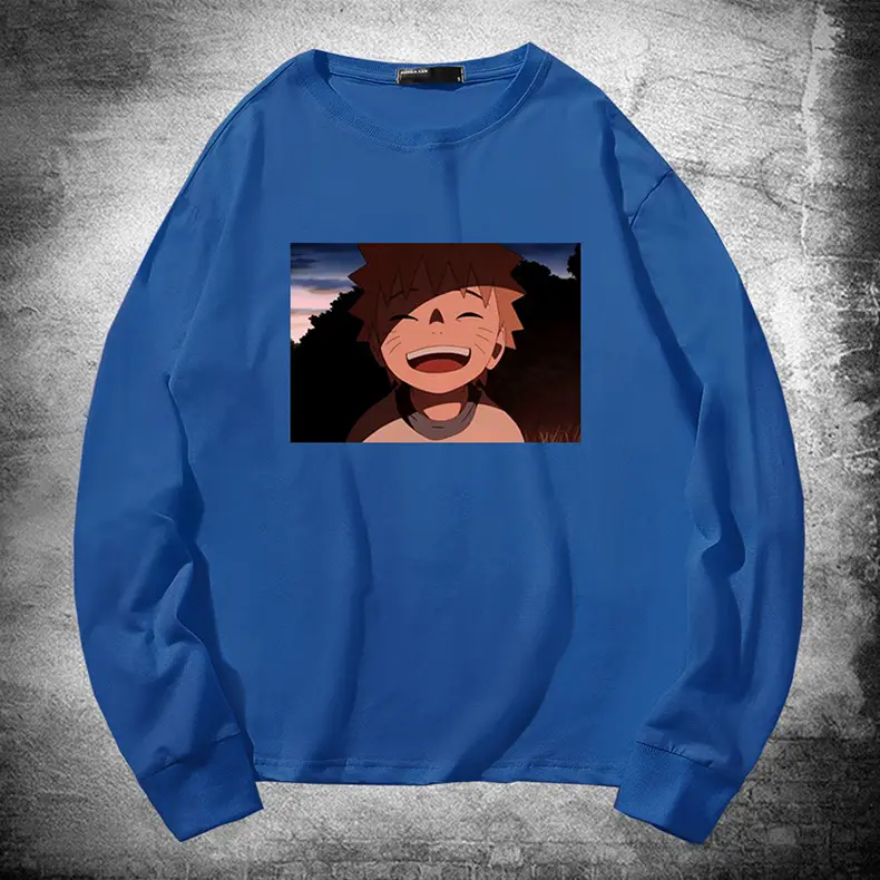 Naruto Graphic Long Sleeve T-Shirt Black