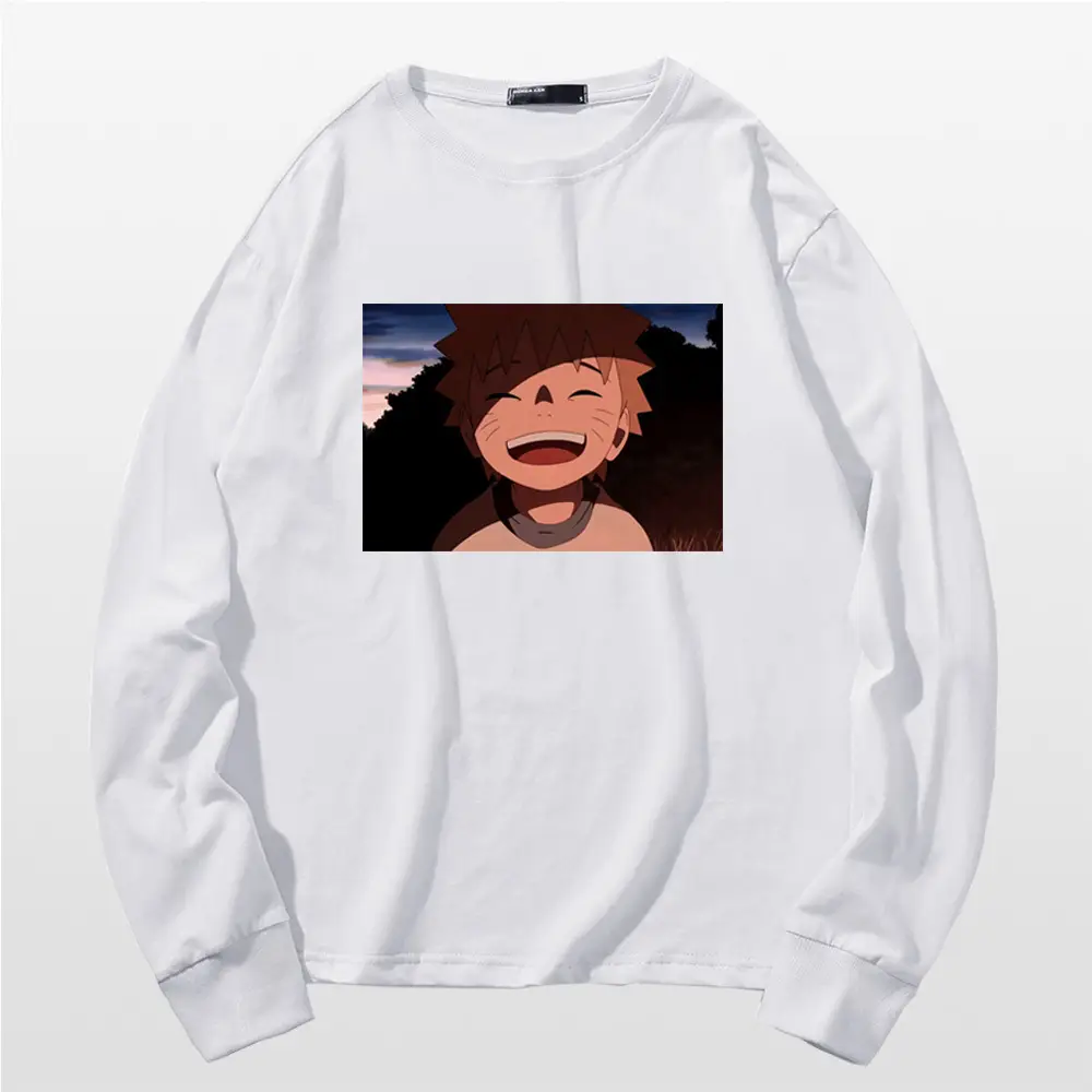 Naruto Graphic Long Sleeve T-Shirt Black