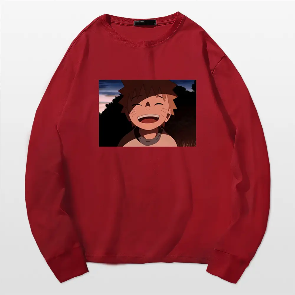Naruto Graphic Long Sleeve T-Shirt Black