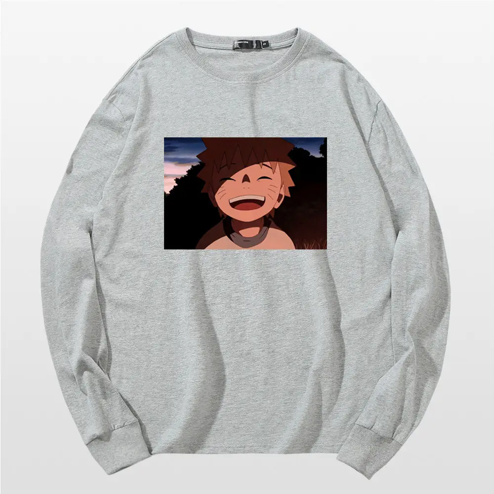 Naruto Graphic Long Sleeve T-Shirt Black