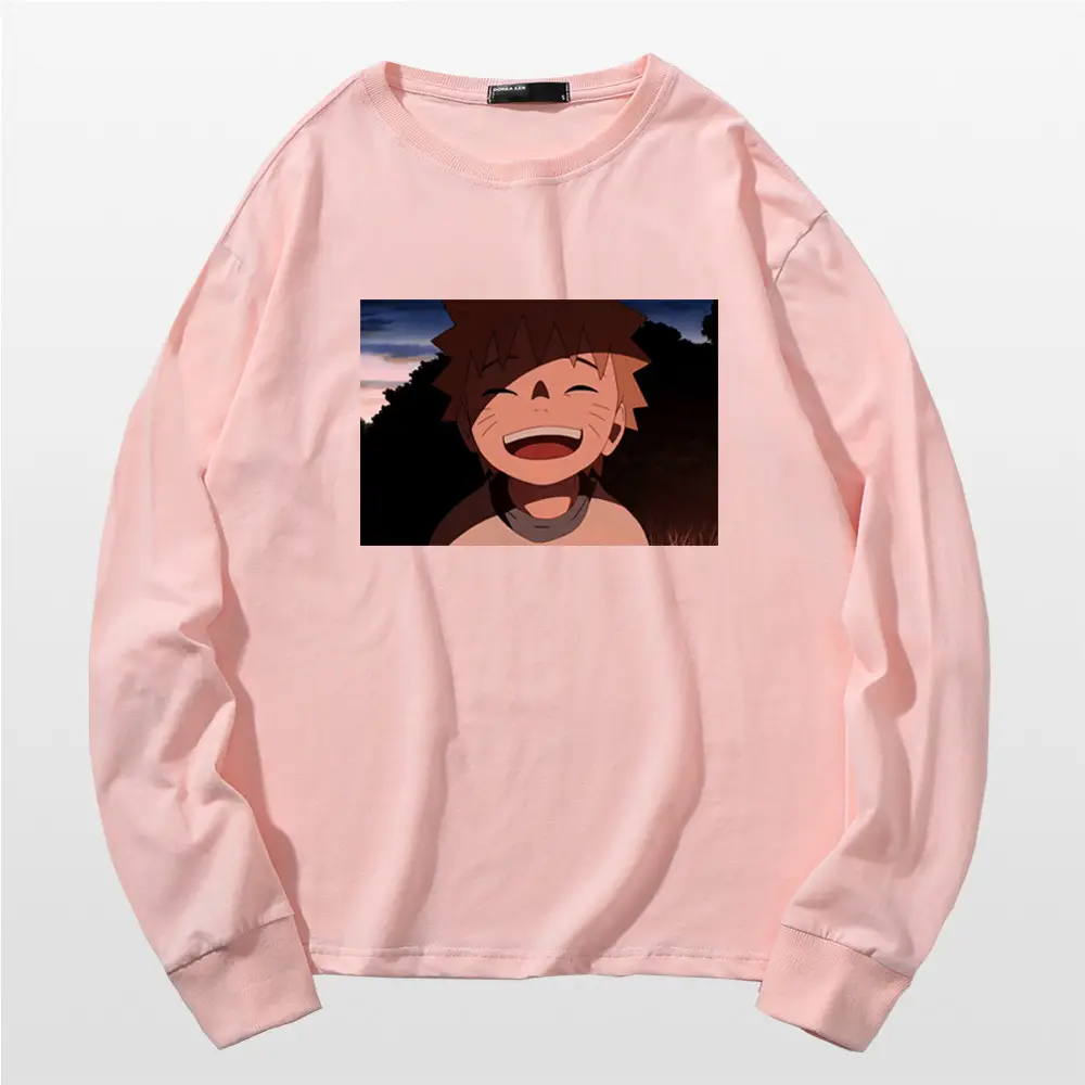 Naruto Graphic Long Sleeve T-Shirt Black